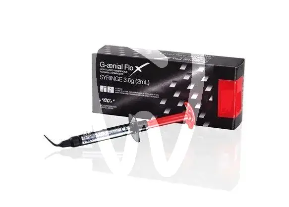 G-aenial flo x cv  1x2ml (3,6g) seringue composites et accessoires gc