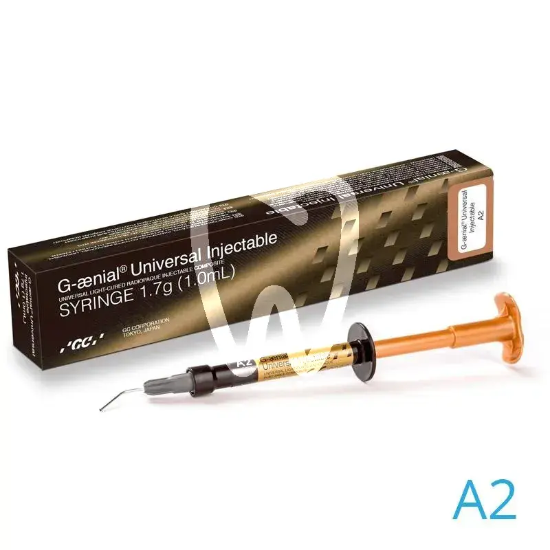 G-ænial® universal injectable gc – composite de restauration injectable haute résistance, seringue de 1,7 g composites et accessoires gc