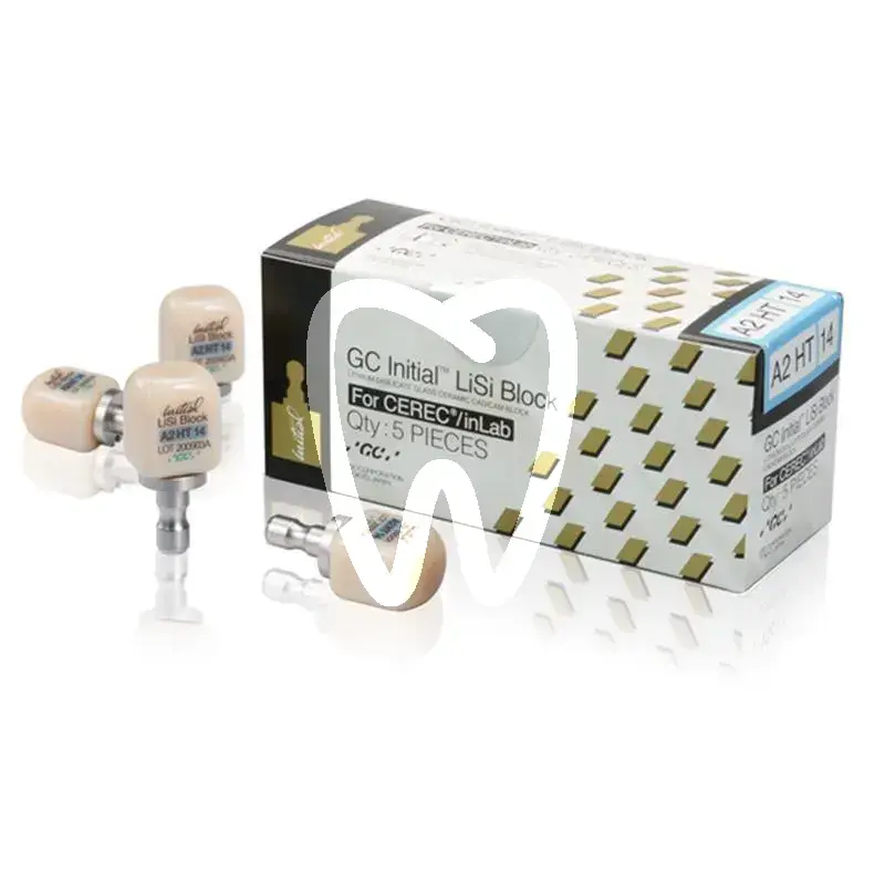 Gc initial lisi block cerec 14,a2  ht 5pcs cfao gc