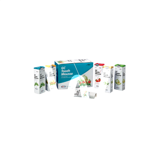 Gc tooth mousse – crème reminéralisante dentaire au recaldent™ cpp-acp, 1,5 ou 10pcs x40g prévention gc