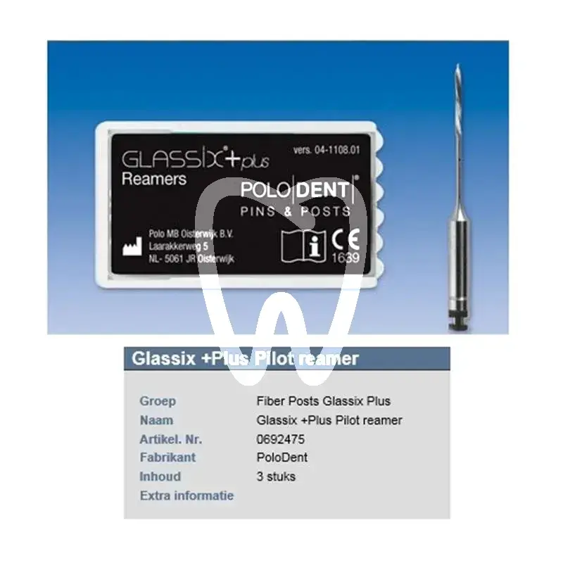 Glassix +plus pilot reamer tenons et pivots nordin