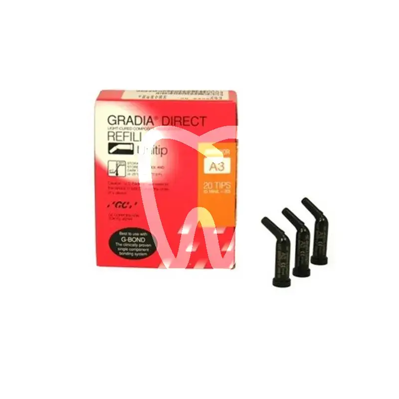 Gradia direct x x-a3 20x0,3g unitips composites et accessoires gc