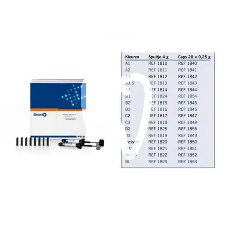 Grandio caps d2 20x0,25g composites et accessoires voco gmbh