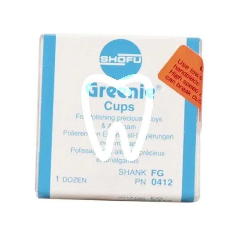 Greenie kelch iso 065 fg, 12pcs matériel de polissage shofu