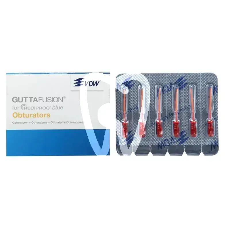 Guttafusion pour reciproc bleu r25, 6pcs endodontie vdw gmbh