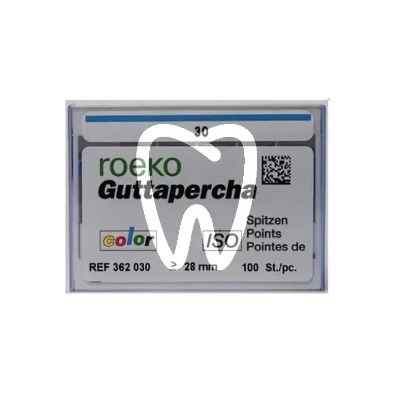 Guttapercha nº30 endodontie roeko