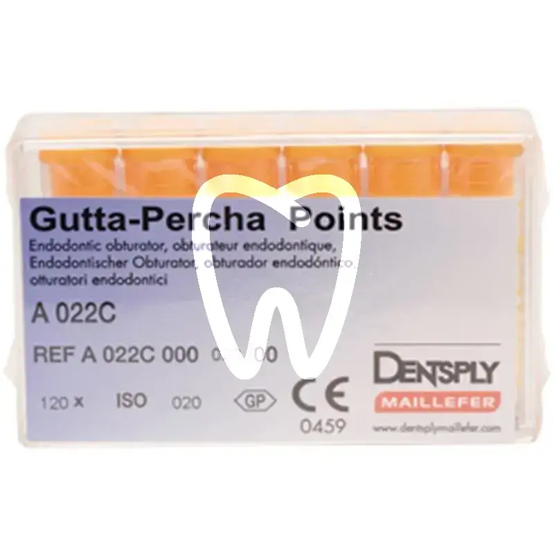 Guttapercha pointes roses 22c/020 120pcs endodontie dentsply sirona