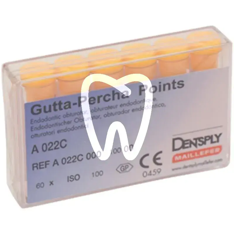 Guttapercha pointes roses 22c/100 120pcs endodontie dentsply sirona