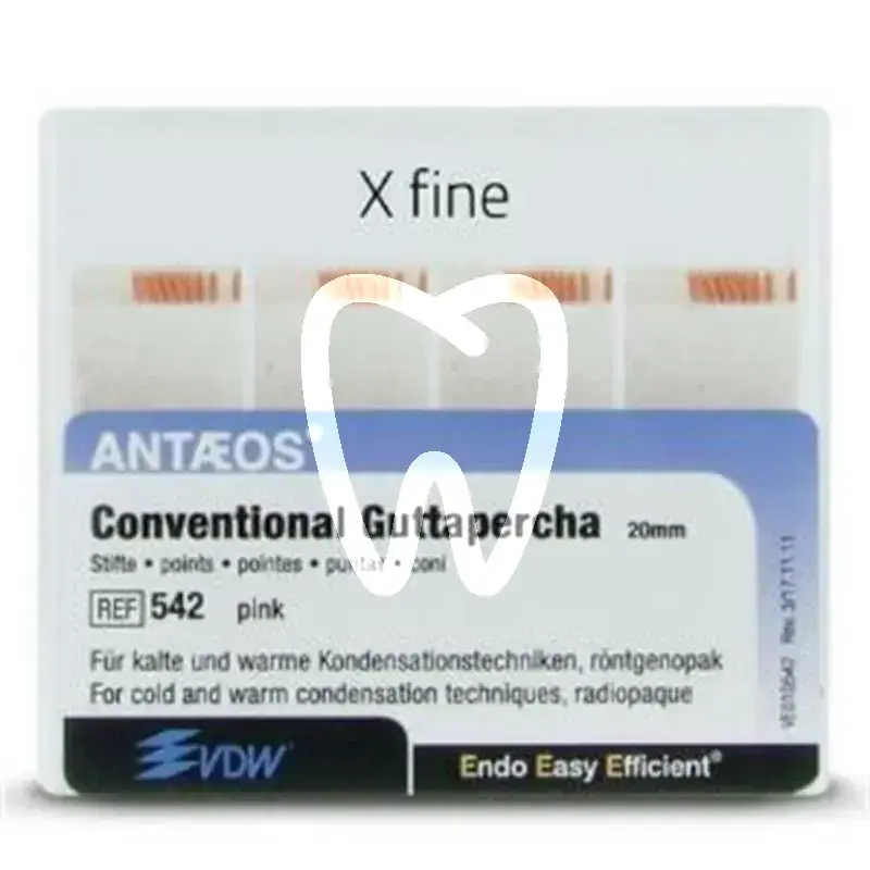 Guttapercha stifte conventional 542/  xfrosa sa endodontie vdw gmbh