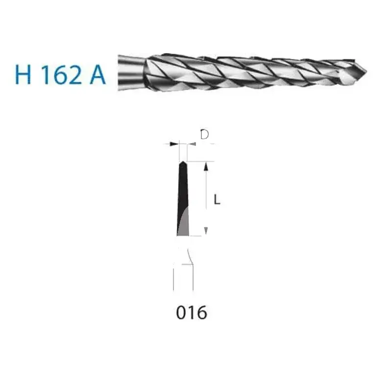 H162a/016 ral x5st. - h162a.205.016 fraises komet