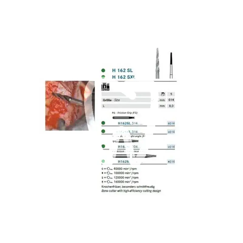 H162sl/014 ra x5st. - h162sl.204.014 fraises komet
