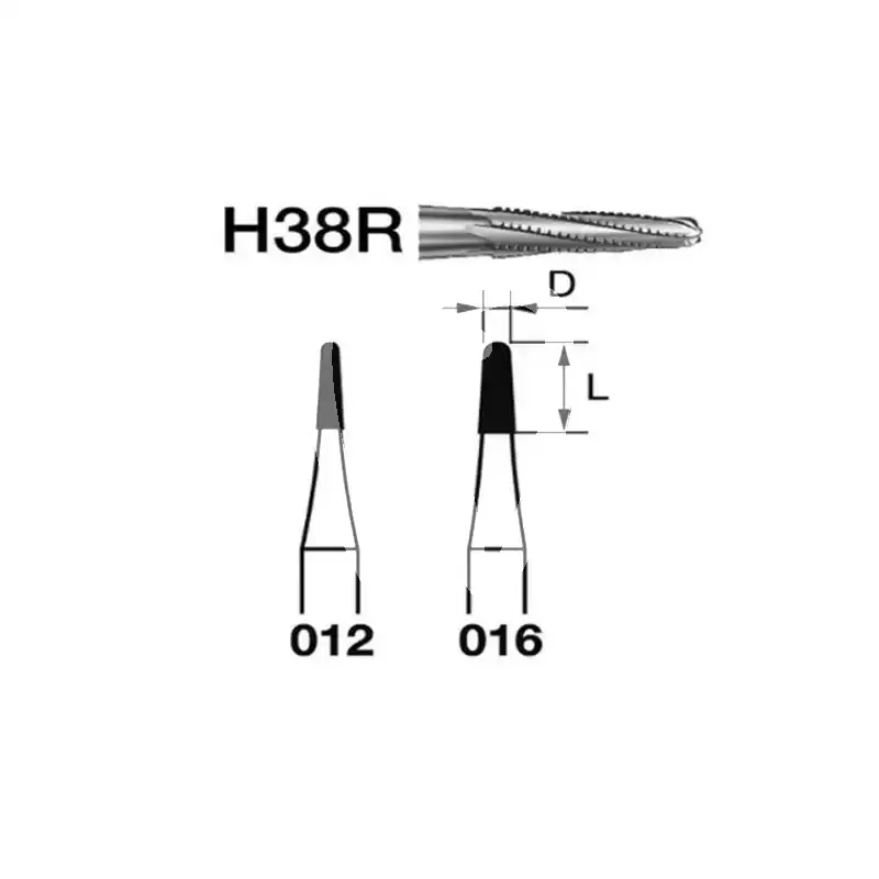 H38r/012 fg x5st. - h38r.314.012 fraises komet