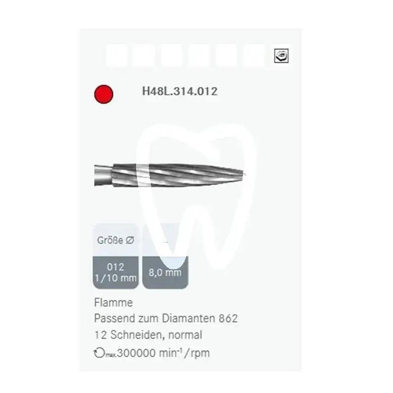 H48l/012 fg x5st. - h48l.314.012 fraises komet