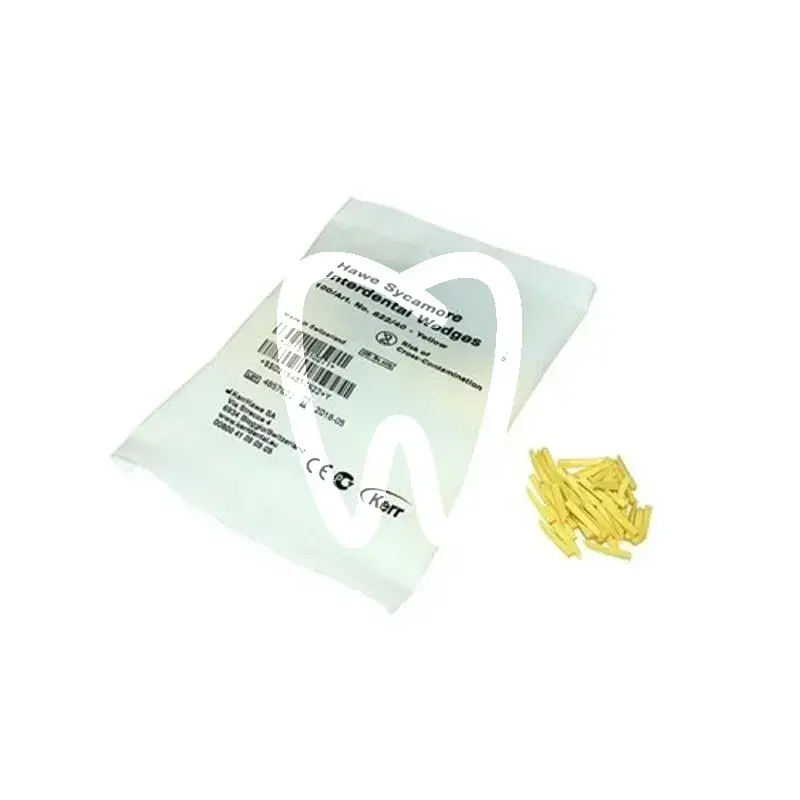 Hawe coins interd.en bois, jaune, 100pcs matrices et coins kerrhawe