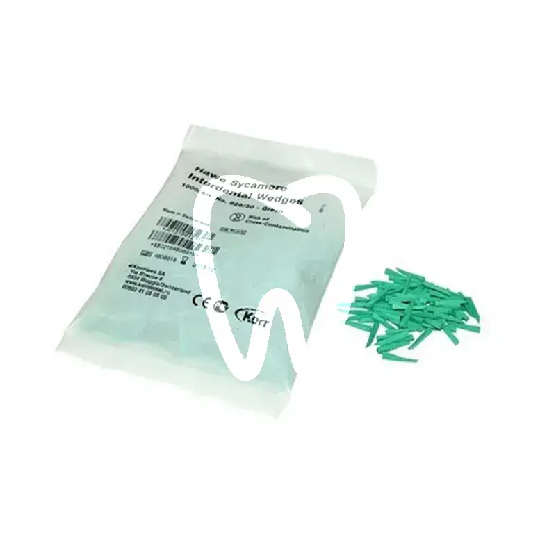 Hawe coins interdentaires bois vert 1000pcs matrices et coins kerrhawe