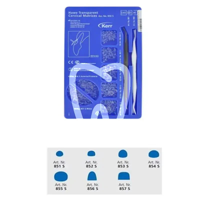 Cervicalfolien transp. soft 851s 150st matrizen und keile kerrhawe