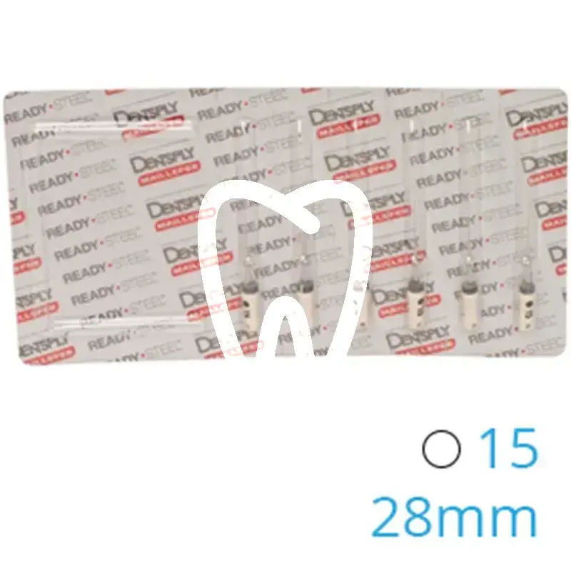 Hedström readysteel 16d 15 28mm 6pcs endodontie dentsply sirona