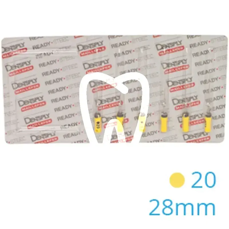 Hedström readysteel 16d 20 28mm 6pcs endodontie dentsply sirona