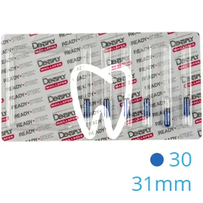 Hedström readysteel 16d 30 31mm, 6pcs endodontie dentsply sirona