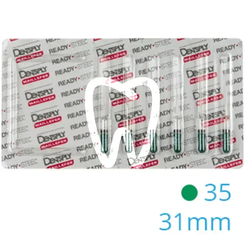 Hedström readysteel 16d 35 31mm, 6pcs endodontie dentsply sirona