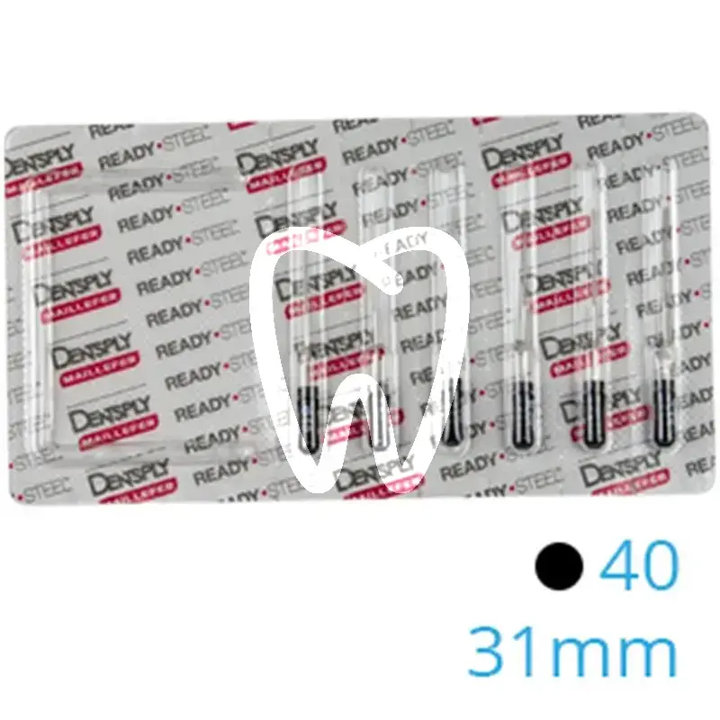 Hedström readysteel 16d 40 31mm, 6pcs endodontie dentsply sirona