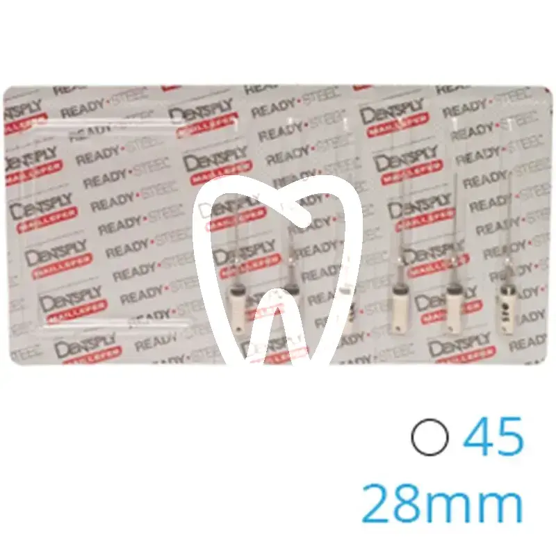 Hedström readysteel 16d 45 28mm 6pcs endodontie dentsply sirona