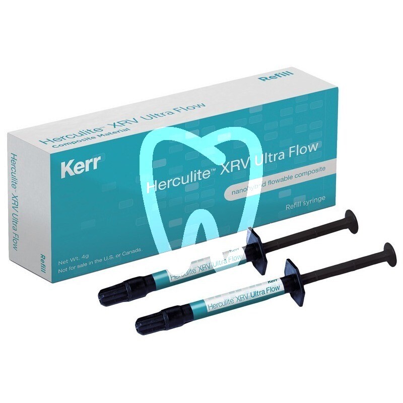 Herculite xrv ultra flow seringue, 2x2g composites et accessoires kerrhawe