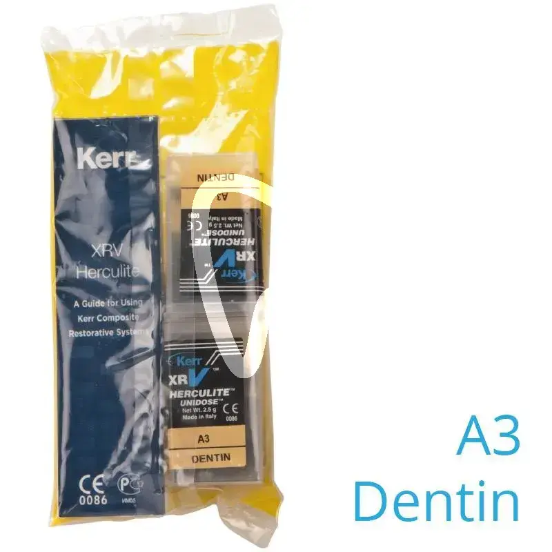 Herculite xrv unidose d a3, 20x0,25g composites et accessoires kerrhawe