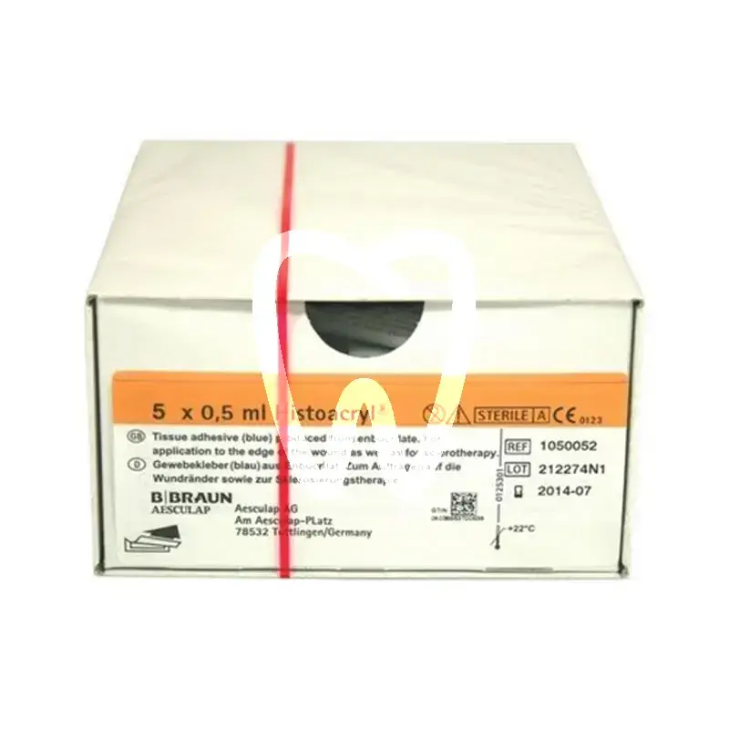 Histoacryl gewebekleber amp 5x0,5ml instrumente b.braun medical