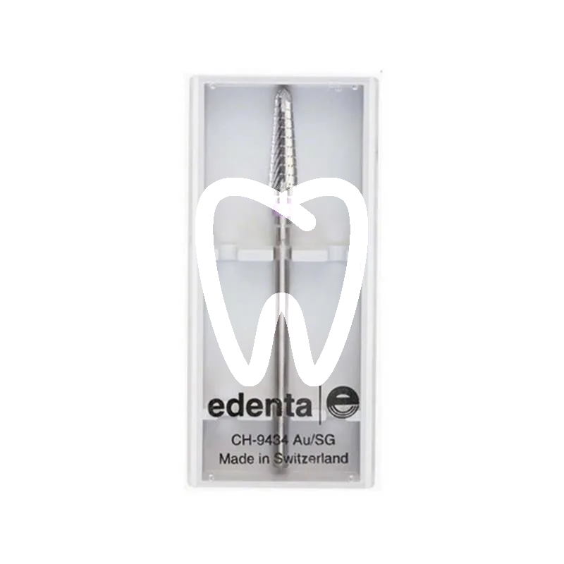 Hm fraise coupe spirale fine #6924.040 p/pcs fraises edenta