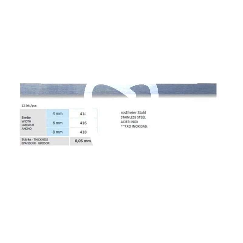 Horico bande carbo 6mm une face, 12pcs matériel de polissage horico