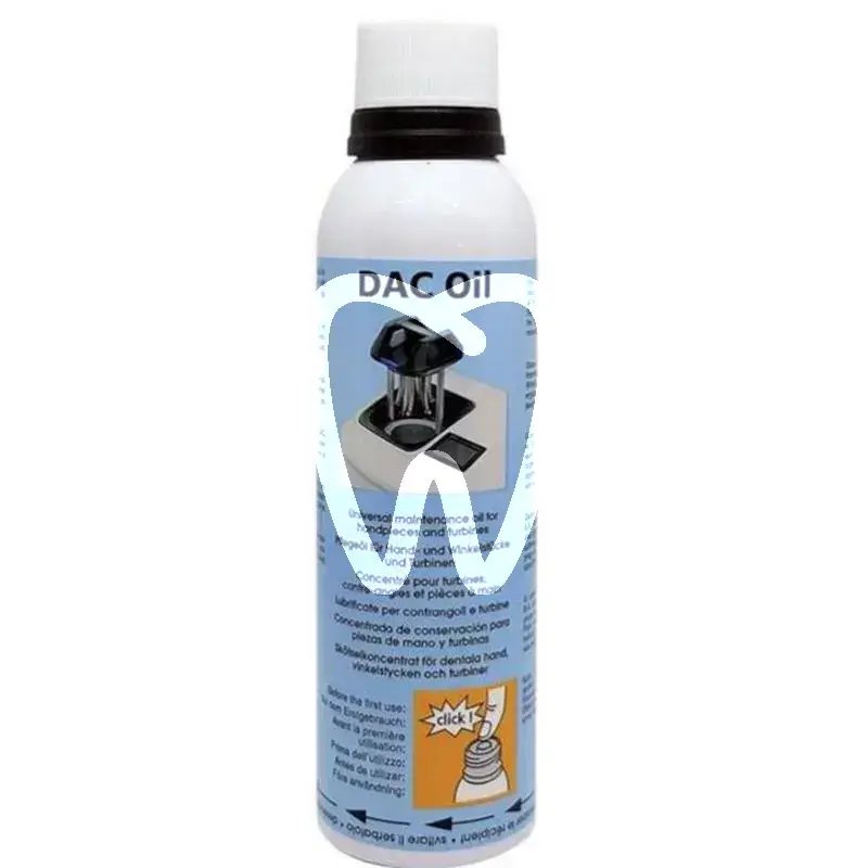 Huile nitram dac #2  bleu 200ml. nettoyage et désinfection dentsply sirona