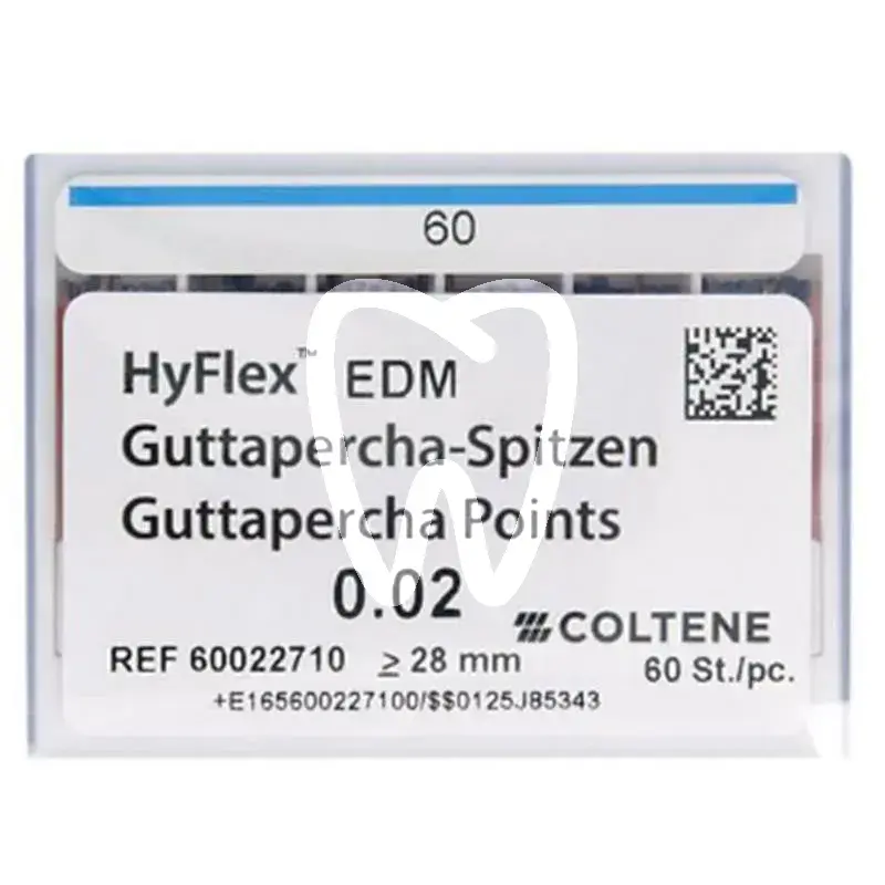 Hyflex edm gp spitzen 60/.02 60st endodontie coltene