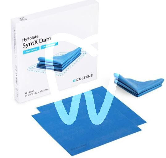 Hysolate digue syntx bleu medium 152x152 30pcs digue coltene