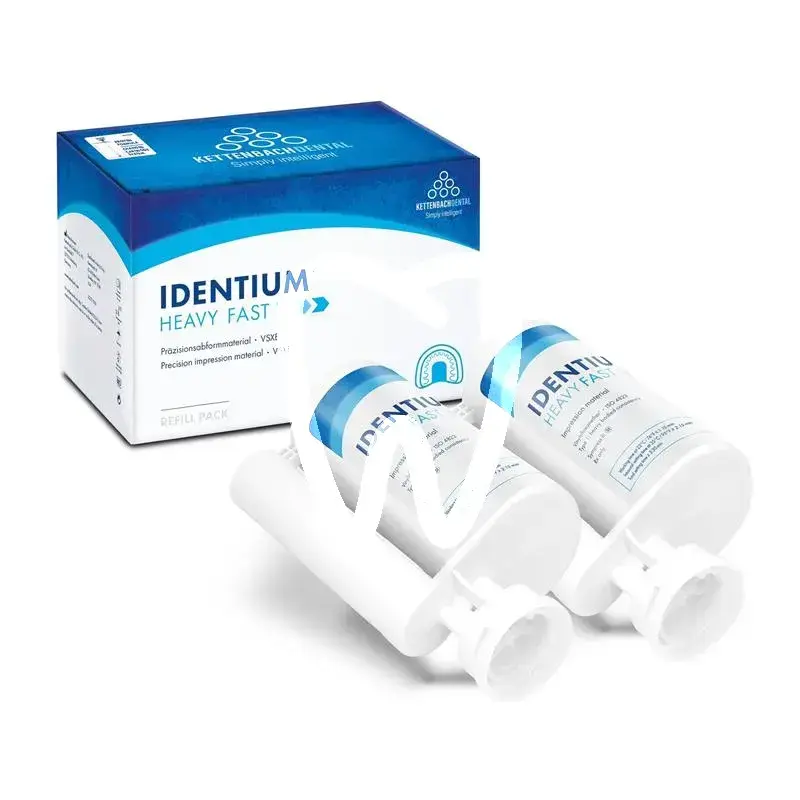 Identium heavy fast kart.2x380ml refill matériaux d'empreinte kettenbach