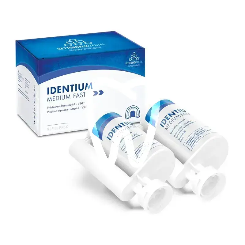Identium medium fast kart.2x380ml refill matériaux d'empreinte kettenbach