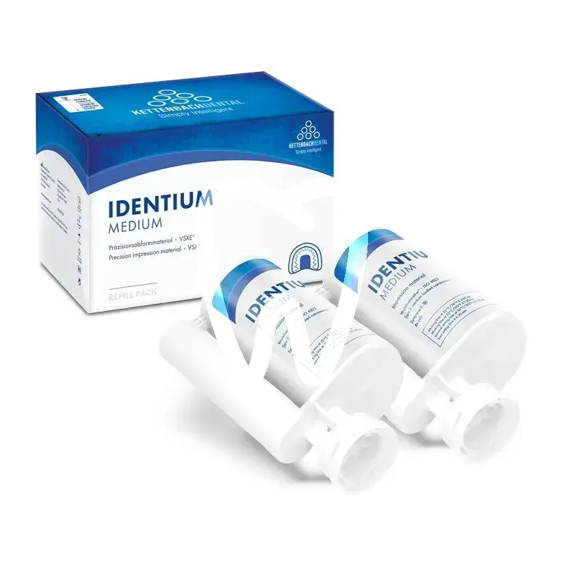 Identium medium kart. 2x380ml refill matériaux d'empreinte kettenbach