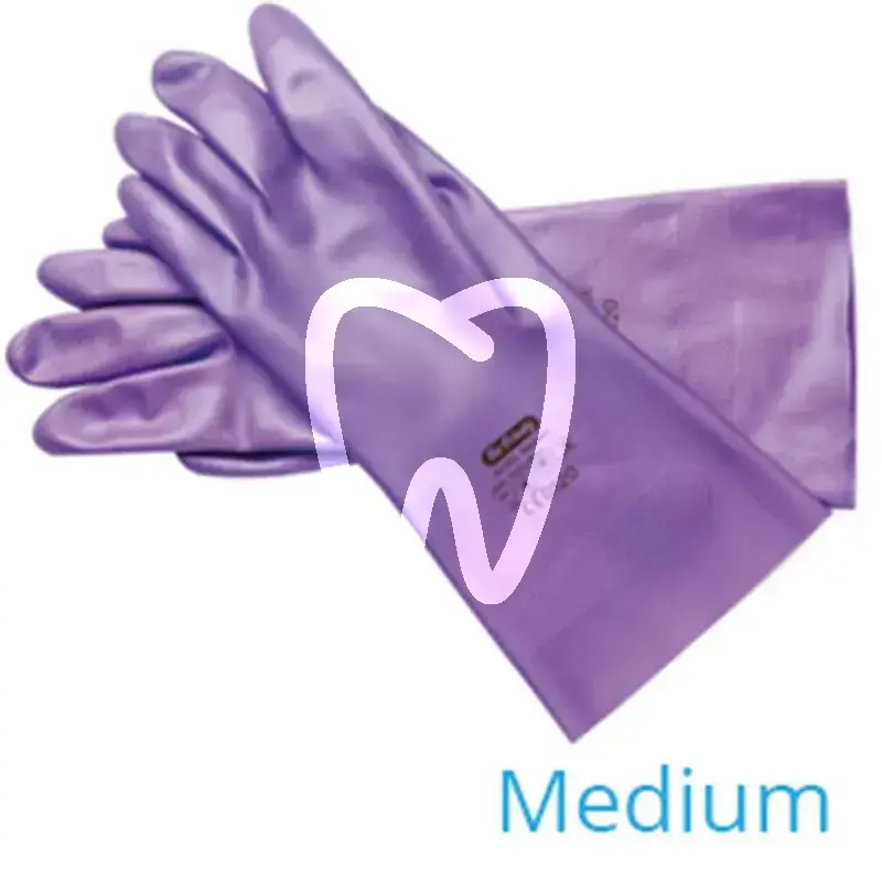 Ims gants nitrile épais, m (taille 8) lila, 3 paires usage unique hu friedy