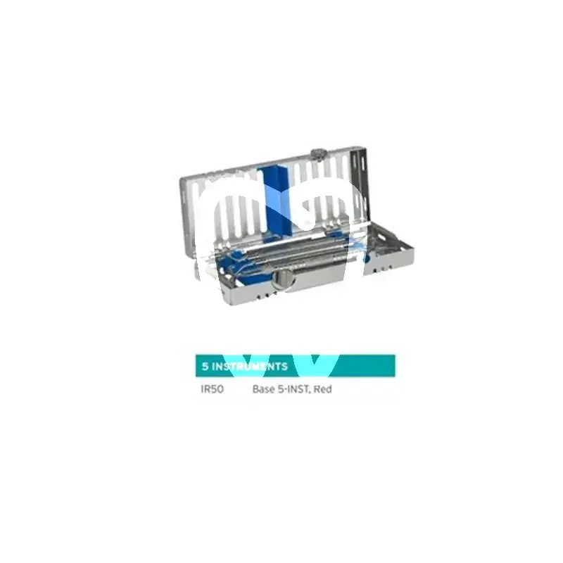 Ims instr.-schiene rot 5 instr. st instruments hu friedy