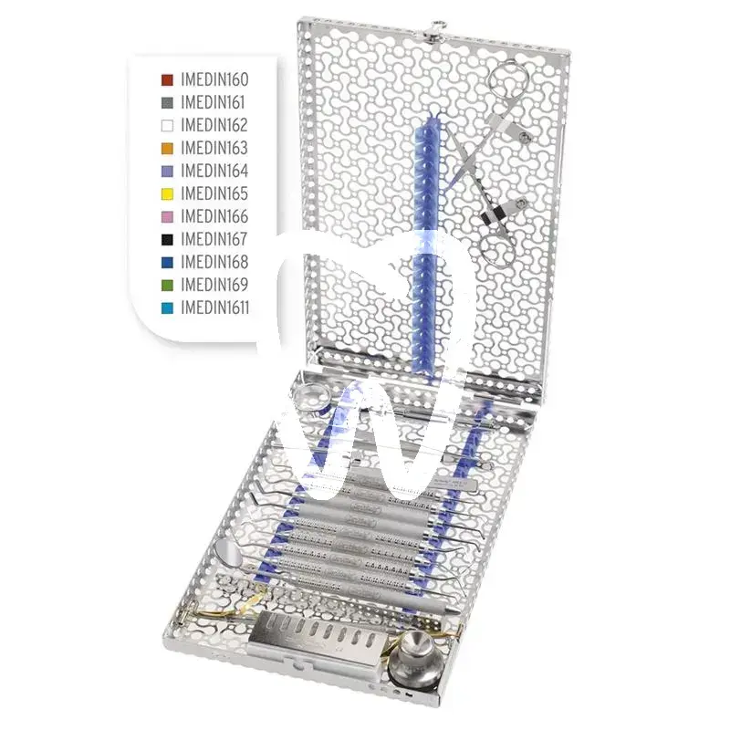 Ims kassette sig.din 16 instr. blau st instruments hu friedy