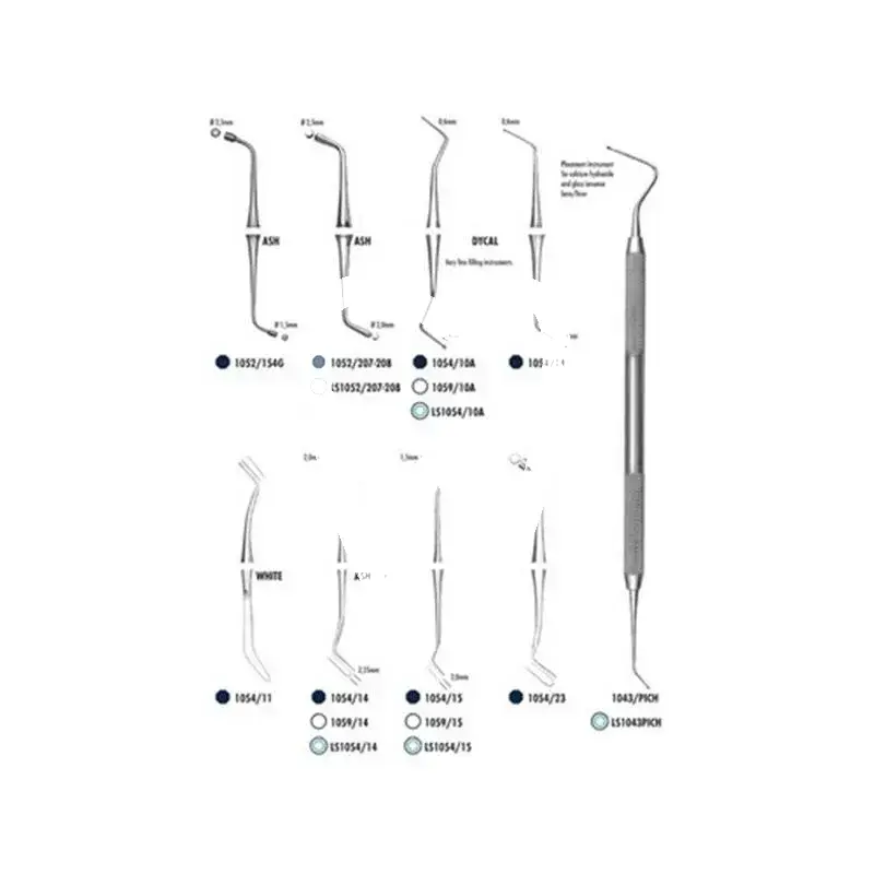 Instrument pour obturation 1054/10a st instruments carl martin