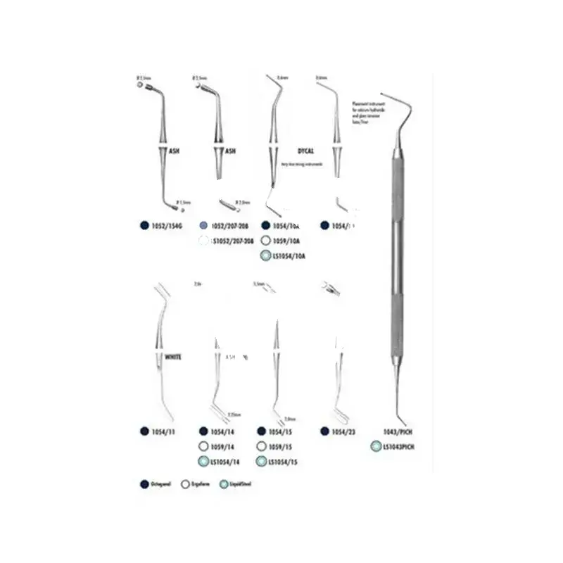 Instrument pour obturation  l.s. 1052/207-208  st instruments carl martin