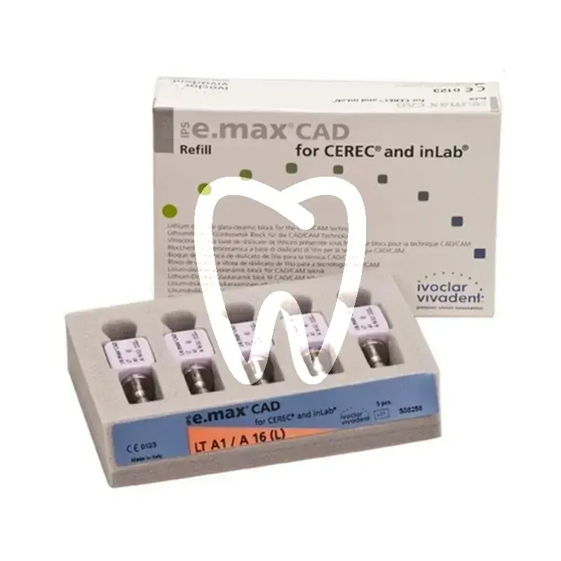 Ips e.max cad cerec inlab lt a1 a16(l)/5 cfao ivoclar