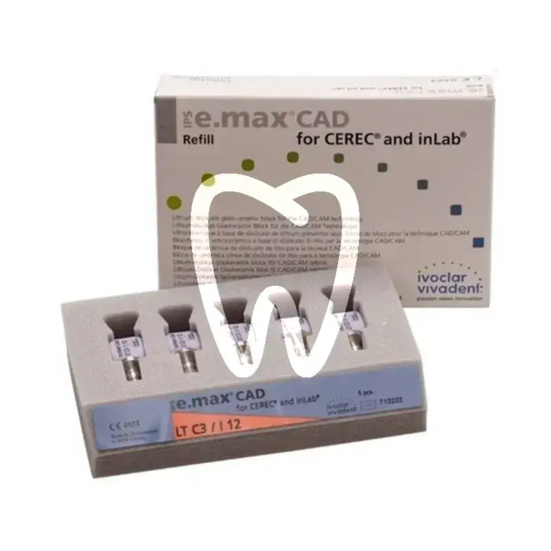 Ips e.max cad cerec inlab lt c3 i12/5 cfao ivoclar