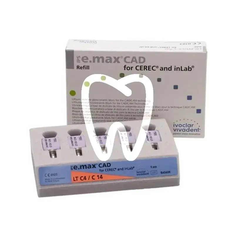 Ips e.max cad cerec inlab lt c4 c14/5 cfao ivoclar