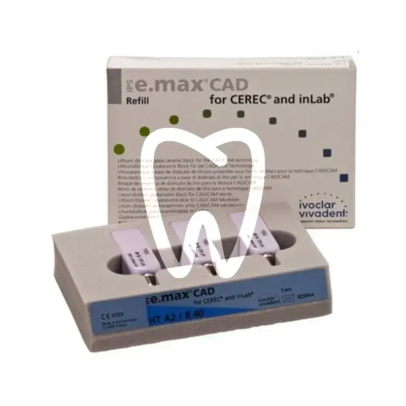 Ips e.max cad cerec/inlab  ht a2 b40/3 cfao ivoclar