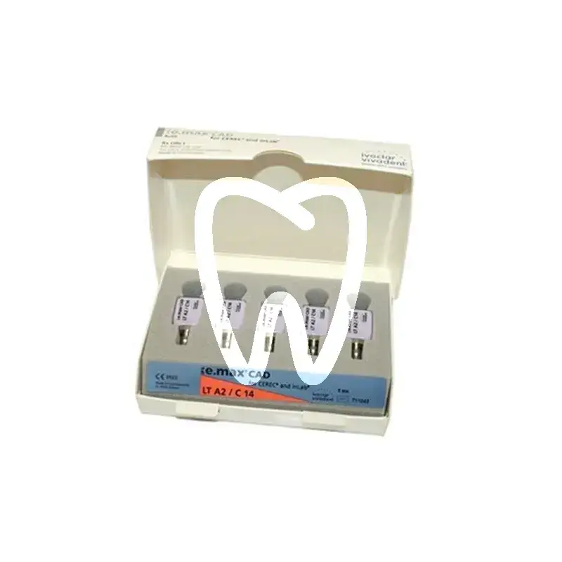 Ips e.max cad cer/inlab lt a2 c14 5st cfao ivoclar