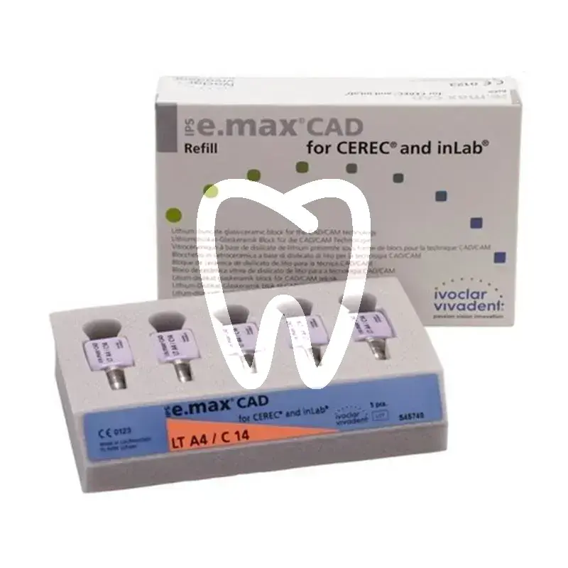 Ips e.max cad cer/inlab lt a4 c14 5st cfao ivoclar