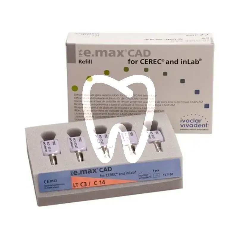 Ips e.max cad cer/inlab lt c3 c14 5st cfao ivoclar