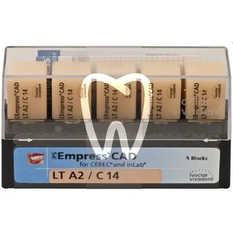 Ips empress cad cerec inlab lt a2 c14/5 cfao ivoclar